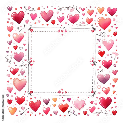 Valentine frame image