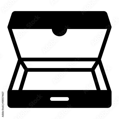 pizza box Solid icon