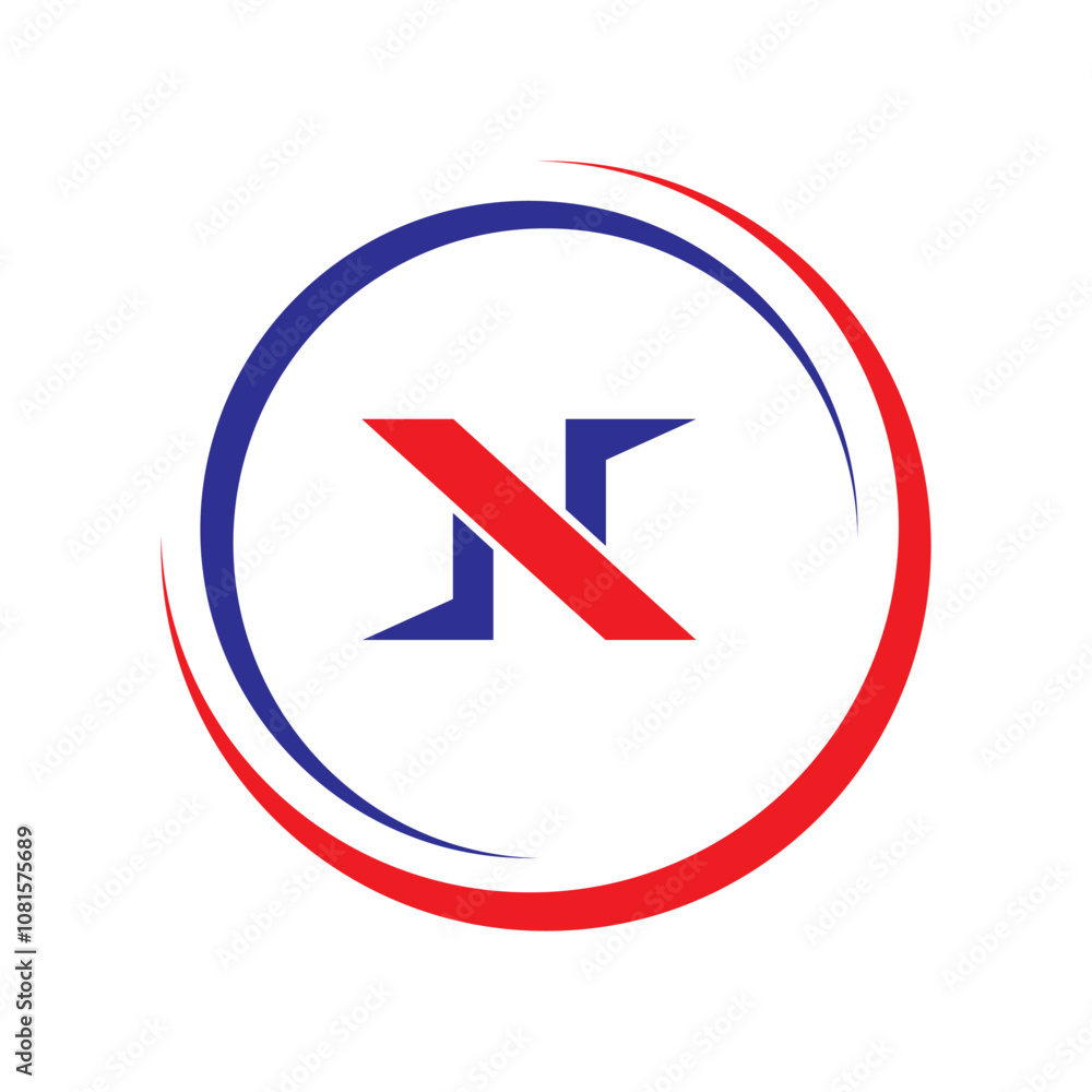 UNIQUE AND SIMPLE LETTER N LOGO TEMPLATE UNIQUE AND SIMPLE LETTER N LOGO TEMPLATE