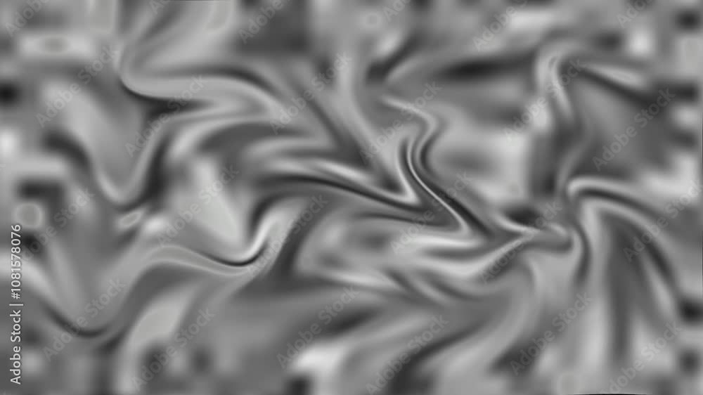 Abstract background with gray silk texture loop 4k, 3d shape liquid color wavy animation Abstract background with gray silk texture loop 4k, 3d shape liquid color wavy animation