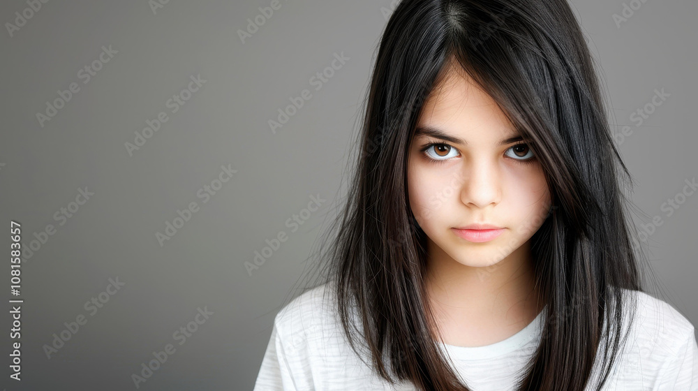 A haunting portrait of a ghost girl wearing a white shirt, enveloped in an eerie blur, evoking a sense of mystery. A haunting portrait of a ghost girl wearing a white shirt, enveloped in an eerie blur, evoking a sense of mystery.