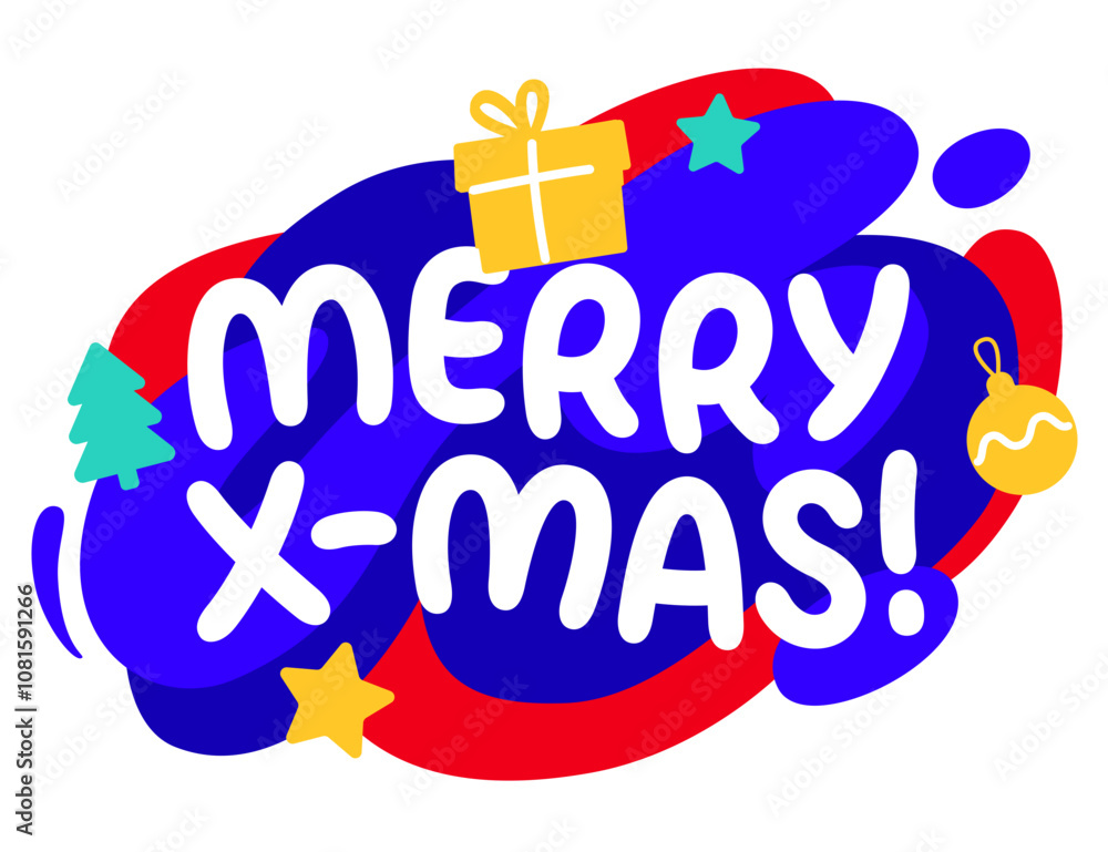 Merry x-mas lettering Merry x-mas lettering