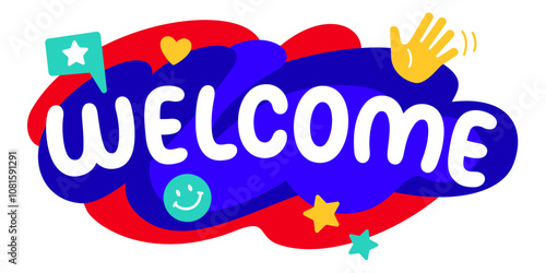 Welcome lettering