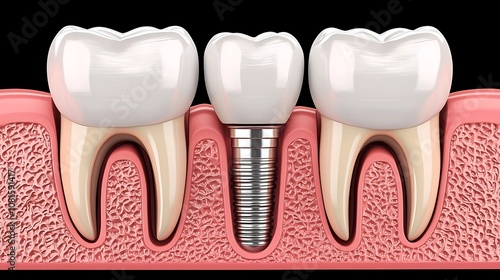 Dental Implant Anatomy Durability and Functionality Compared to Natural Teeth