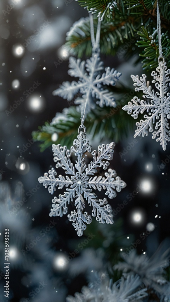 christmas tree in snow christmas tree in snow
