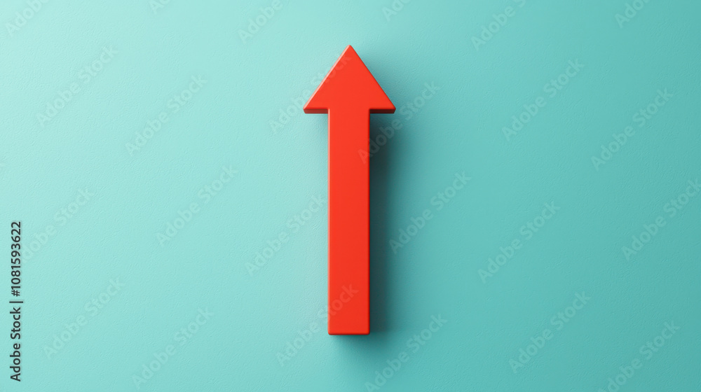 bullish projection forecast performance. Rising performance forecast with upward arrow symbol bullish projection forecast performance. Rising performance forecast with upward arrow symbol