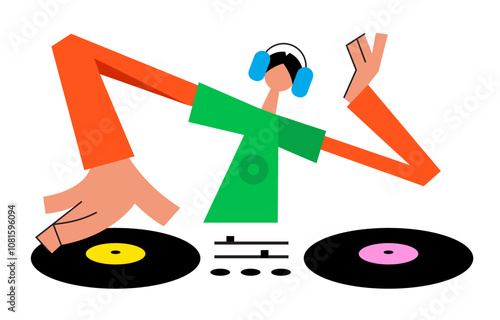 Dj at the console