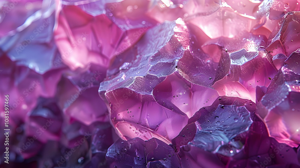 Fototapeta premium Abstract Purple Crystal Background