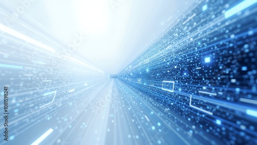 未来的でデジタル、スピード感とテクノロジーを感じさせる