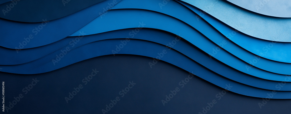Obraz premium A rich deep blue textured background with a weathered effect. The image features varying shades of navy and electric blue ,dimension. 