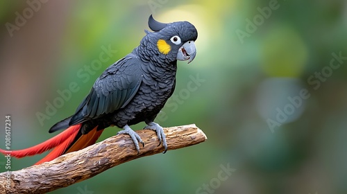 The Calyptorhynchus rufus, commonly known as the Red tailed Black Cockatoo, is a large species of cockatoo native to Australia