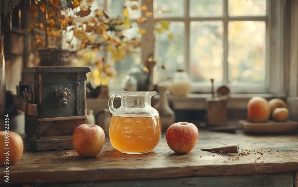 Cozy Rustic Kitchen Apple Cider Day and Thanksgiving Celebrations in Vintage Style Cozy Rustic Kitchen Apple Cider Day and Thanksgiving Celebrations in Vintage Style