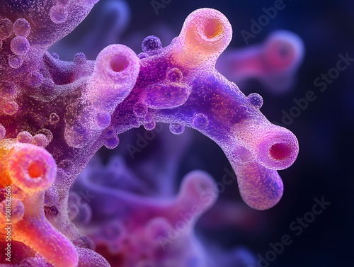 3d rendered illustration of cell photo