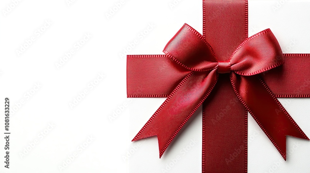 Isolated white background with a red ribbon bow on a gift card --ar 16:9 --style raw --stylize 250 --v 6.1 Job ID: d737fb19-9751-499d-9be8-05b671f0192f Isolated white background with a red ribbon bow on a gift card --ar 16:9 --style raw --stylize 250 --v 6.1 Job ID: d737fb19-9751-499d-9be8-05b671f0192f