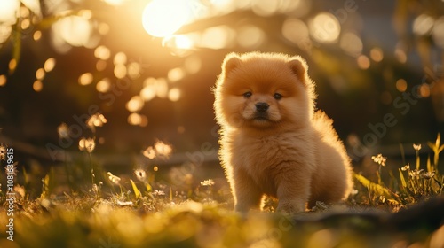 Puppy Sunset.