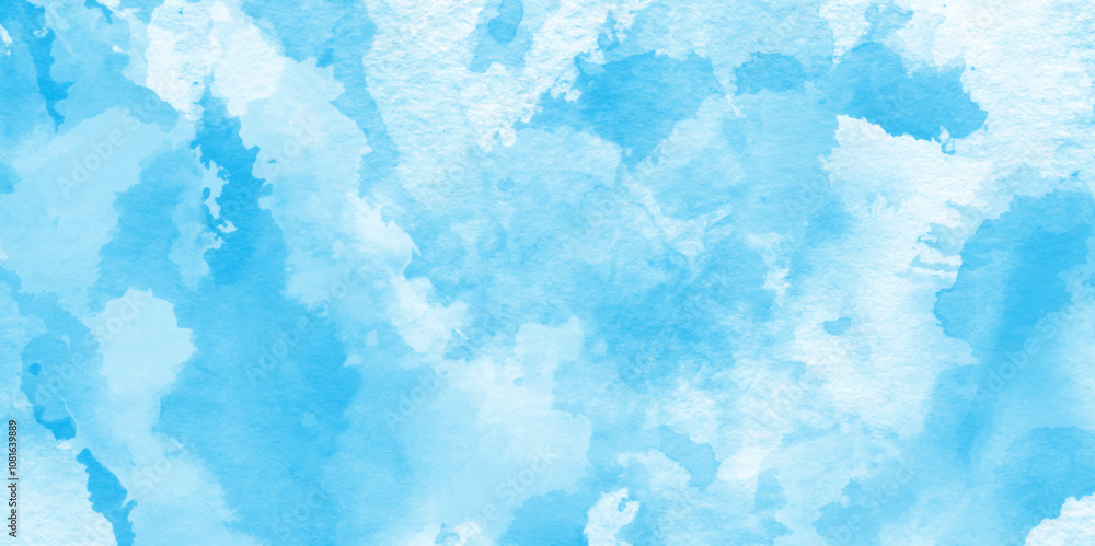 watercolor scraped grungy paper texture, Blue sky clouds texture, Hand painted cloudy sky blue watercolor background, Creative vintage light sky blue background with various clouds and fogg. watercolor scraped grungy paper texture, Blue sky clouds texture, Hand painted cloudy sky blue watercolor background, Creative vintage light sky blue background with various clouds and fogg.
