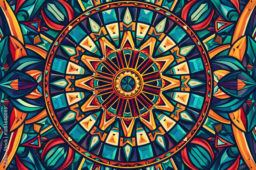 Intricate Geometric Design: A Symphony of Shapes and Colors through Vibrant Ng-Pattern Intricate Geometric Design: A Symphony of Shapes and Colors through Vibrant Ng-Pattern