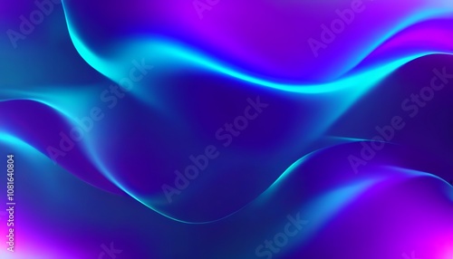 Abstract Holographic Lines Background. Created with Generative AI Technology