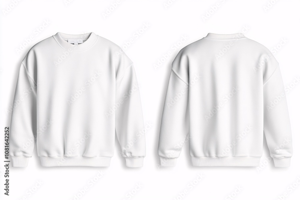 Blank White Sweatshirt Mockup Blank White Sweatshirt Mockup