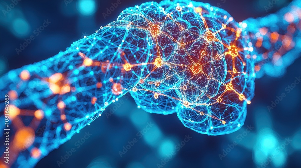 Abstract Network Connection Digital Handshake Global Network Technology Futuristic Data Abstract Network Connection Digital Handshake Global Network Technology Futuristic Data