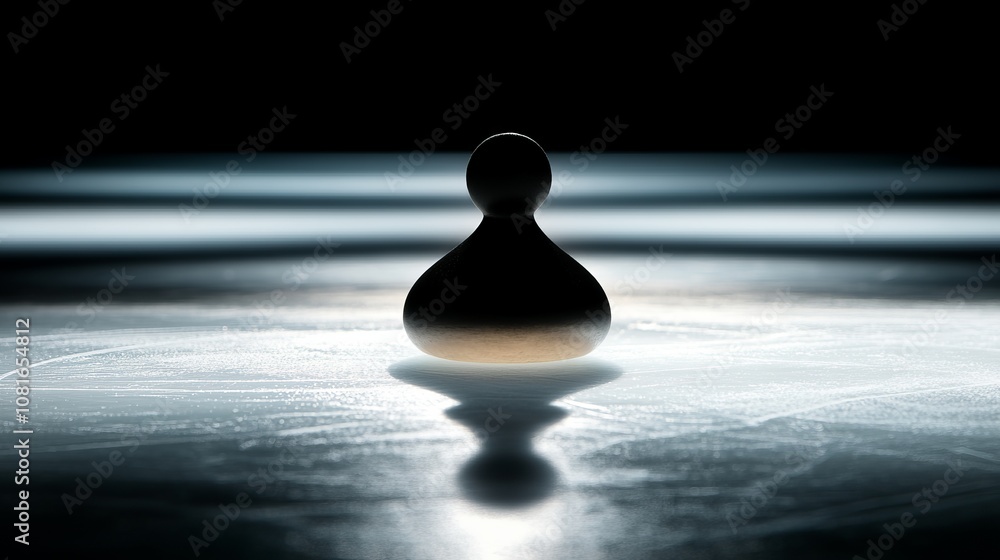 A person standing on top of a table in the dark A person standing on top of a table in the dark