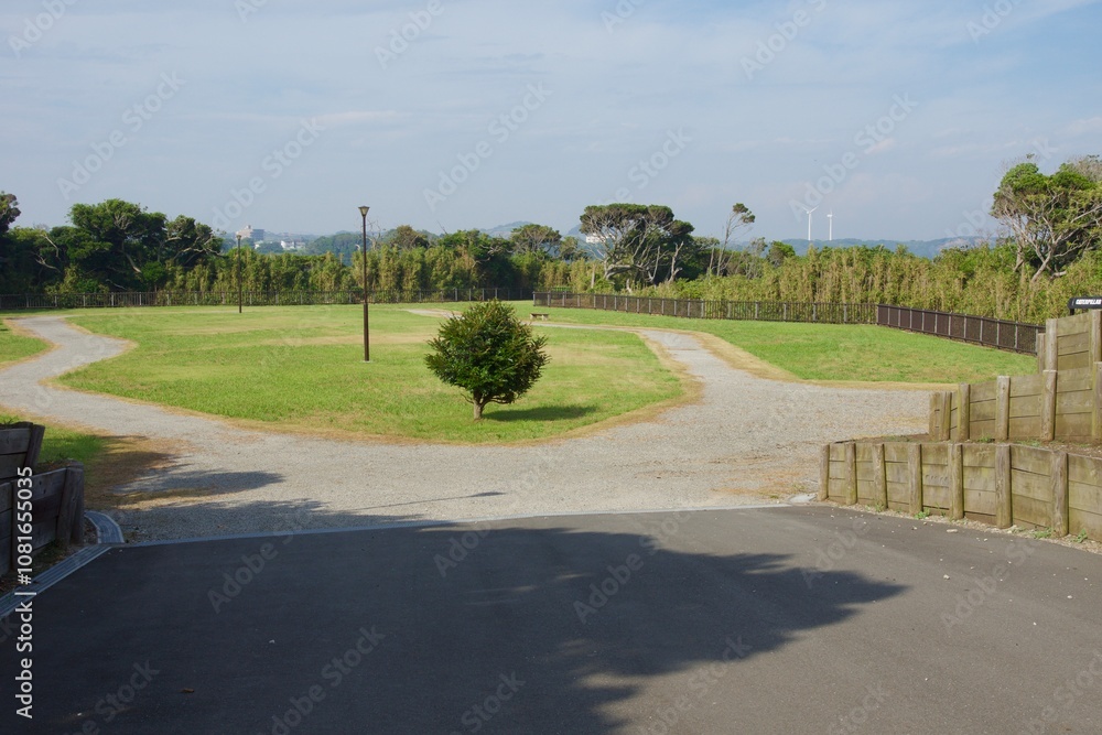Obraz premium 城ヶ島公園の夏の風景