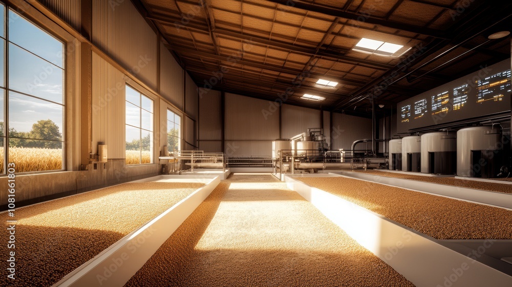 Brewery Malt Storage. Brewery Malt Storage.