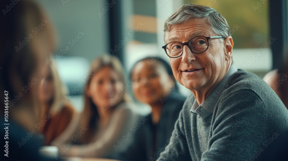 A man wearing glasses is smiling at the camera A man wearing glasses is smiling at the camera