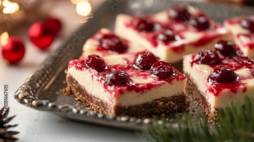 Wallpaper Mural A tray of dessert with a piece missing Torontodigital.ca