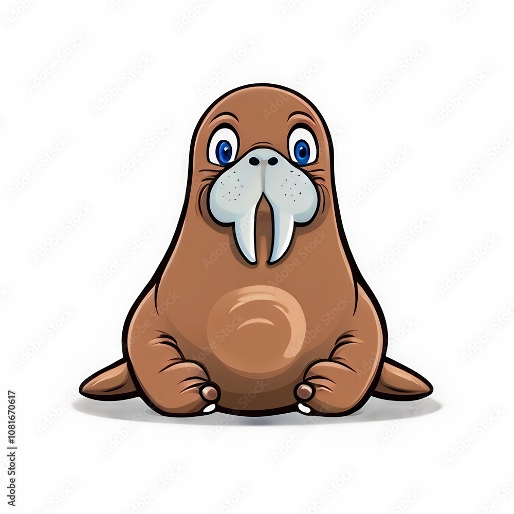 Fototapeta premium cartoon sea lion