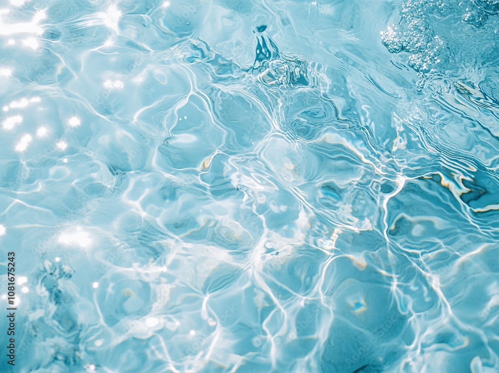 Close-up of Water Surface with Ripples Close-up of Water Surface with Ripples
