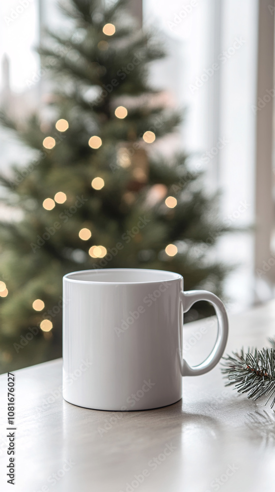 Set with white mug for mockup. The mug with the christmas decorations.
Set with white mug for mockup. The mug with the christmas decorations.