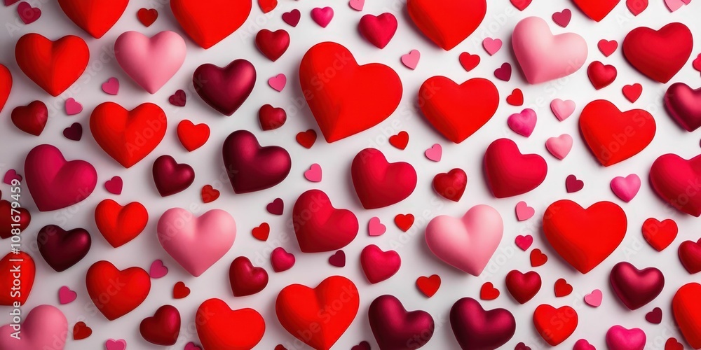 Valentine's day celebration colorful heart patterns festive environment top-down view love and affection theme Valentine's day celebration colorful heart patterns festive environment top-down view love and affection theme