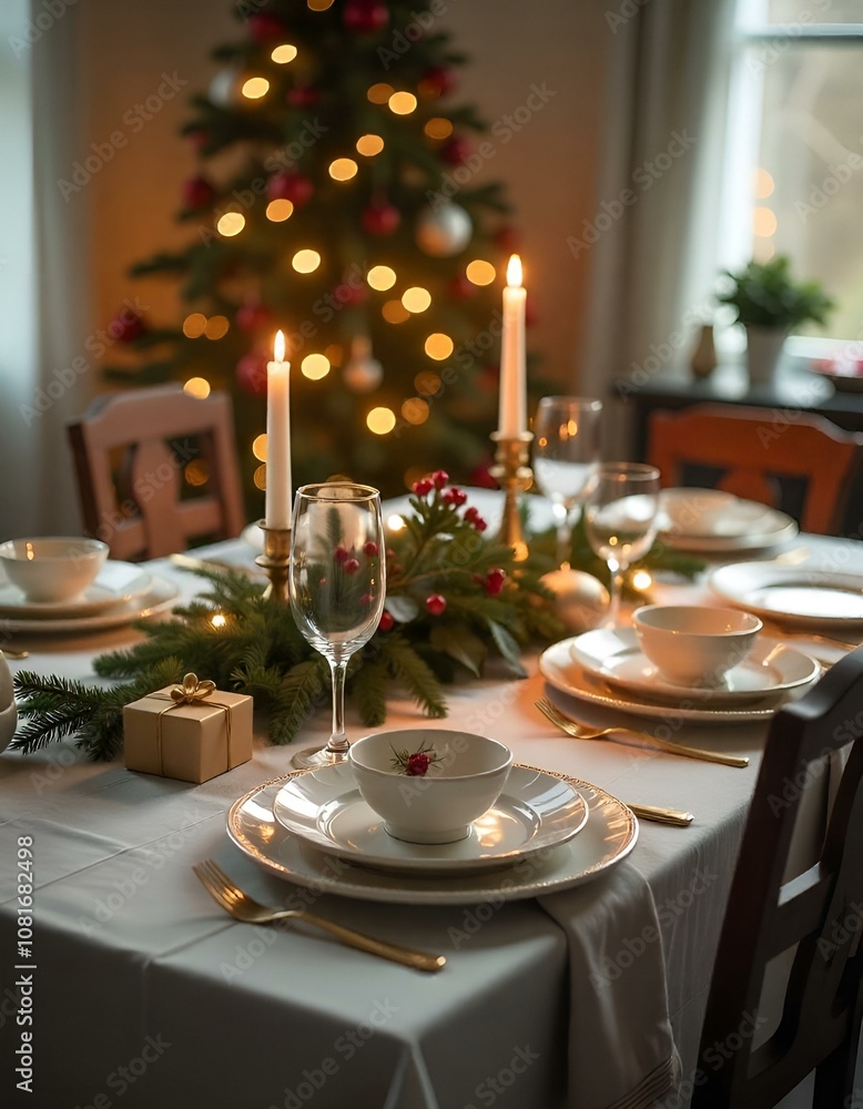 a table set for a dinner party
a table set for a dinner party