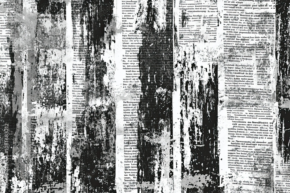 Fototapeta premium Vintage Newspaper Texture Background