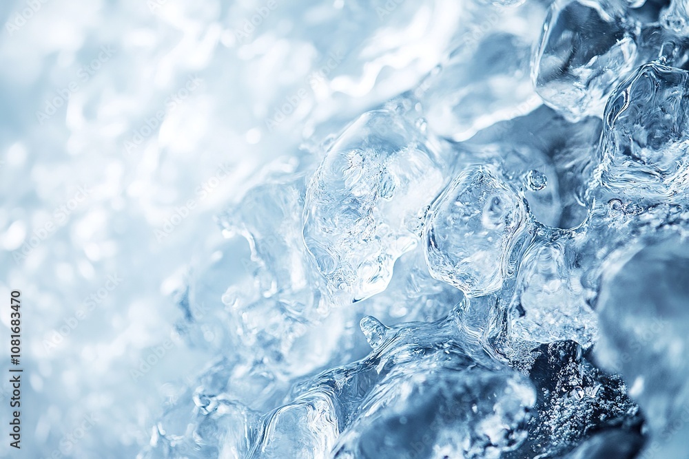 Explore the intricate beauty of ice and water in stunning detail for your next creative project Explore the intricate beauty of ice and water in stunning detail for your next creative project