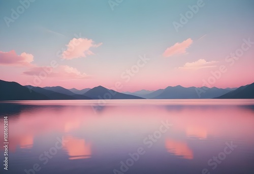 Gradient tropical sunset background