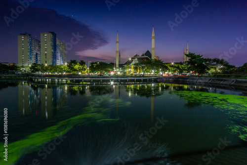 night view of the city