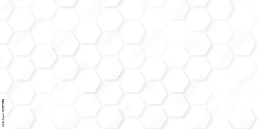 Abstract. Embossed Hexagon , honeycomb white Background ,light and shadow, geometric seamless texture symbol. Hexagon, hexagonal raster, Abstract. Embossed Hexagon , honeycomb white Background ,light and shadow, geometric seamless texture symbol. Hexagon, hexagonal raster,