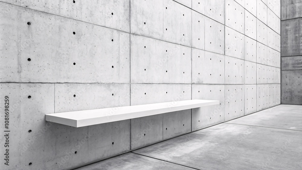 Urban Chic Brutalist Interior with Exposed Concrete, Geometric Patterns & Modern Design V1 Urban Chic Brutalist Interior with Exposed Concrete, Geometric Patterns & Modern Design V1