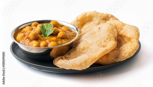 Chana Masala with Puri Bread