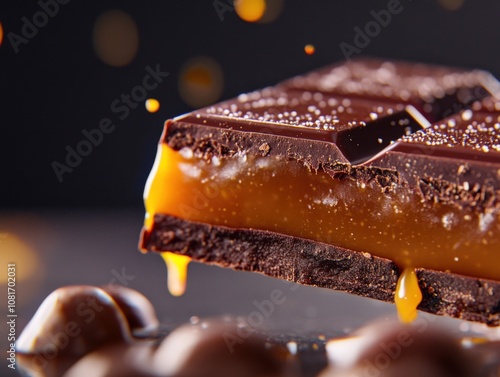 Indulge in the rich decadence of chocolate and caramel. photo