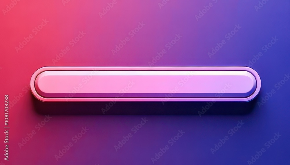 Search engine with search bar concept. A minimalist, elongated shape set against a gradient background, showcasing vibrant hues of purple and pink. Search engine with search bar concept. A minimalist, elongated shape set against a gradient background, showcasing vibrant hues of purple and pink.