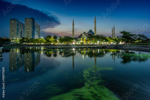 night view of the city