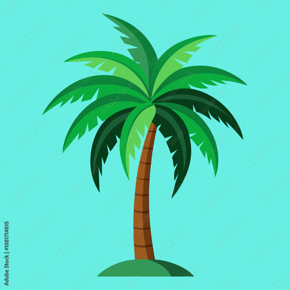 Obraz premium palm tree illustration