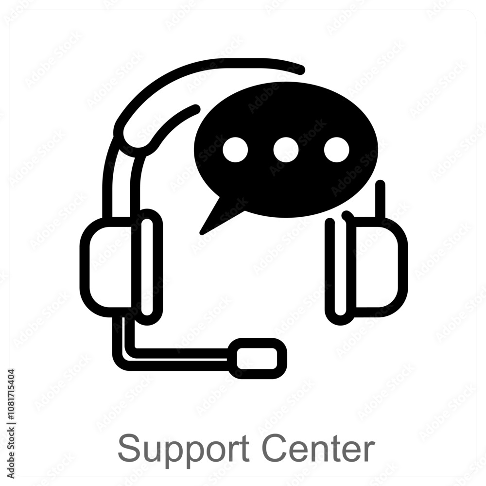 Obraz premium Support Center