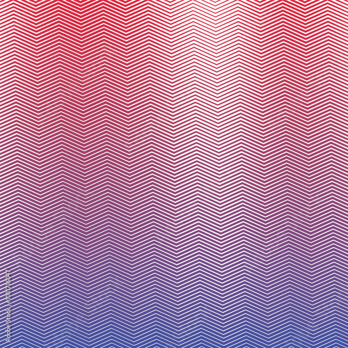 Red blue zig zag stripes line pattern seamless abstract background