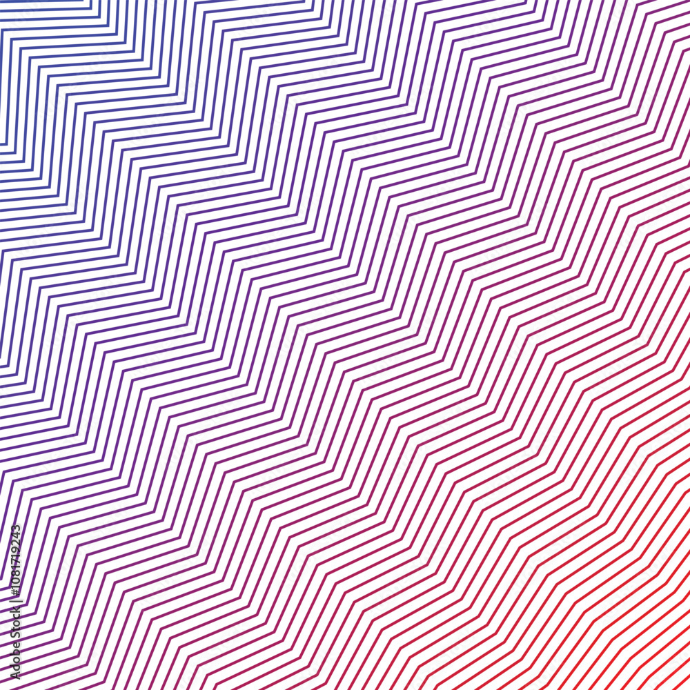 Red blue zig zag stripes line pattern seamless abstract background Red blue zig zag stripes line pattern seamless abstract background