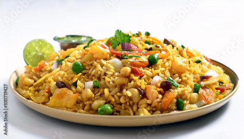 Delicious Seafood Fried Rice with Vegetables