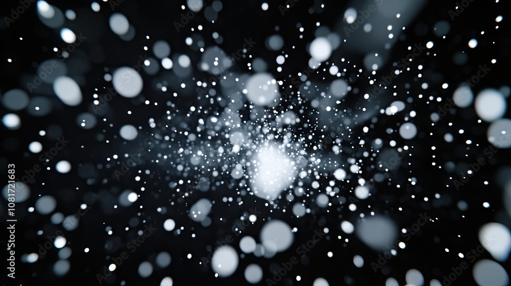 White granule explosion. Abstract white dust overlay texture. White granule explosion. Abstract white dust overlay texture.